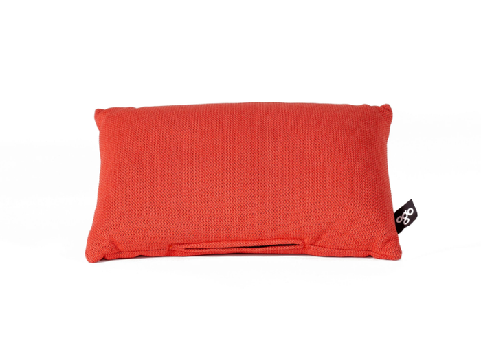 OGO - CUSHION CORAL - Solid-color fabric cushion _ In Stock